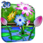 Logo of 3D Flower Touch Live Wallpaper android Application 